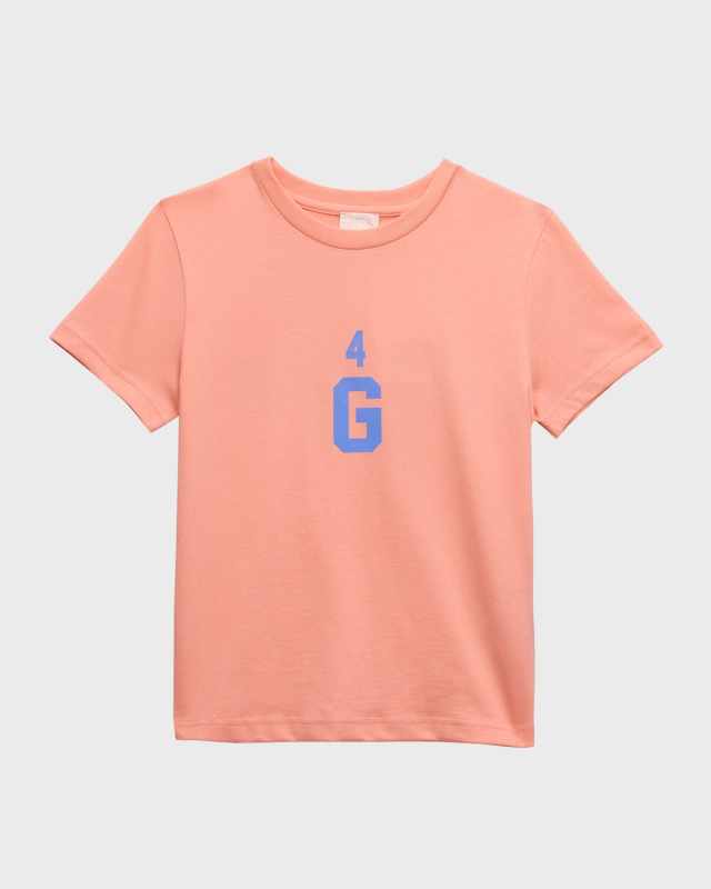 Boy's 4G Logo Short-Sleeve T-Shirt, Size 4-6